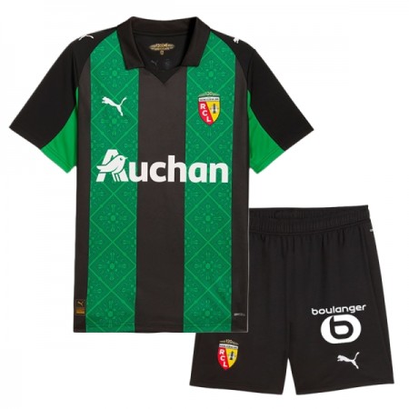 Virallinen pelipaita RC LENS Vieras 2025-26 Lyhythihainen - Lasten ( + Lyhyet housut )